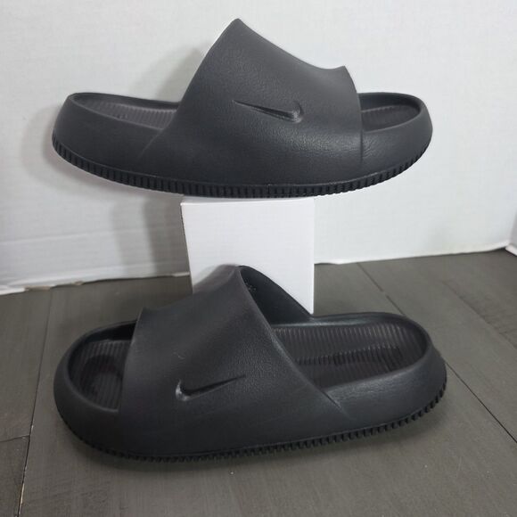 Nike Calm Slides Comfort Sandals Black Men’s 8/Women’s 9 Medium main image 7